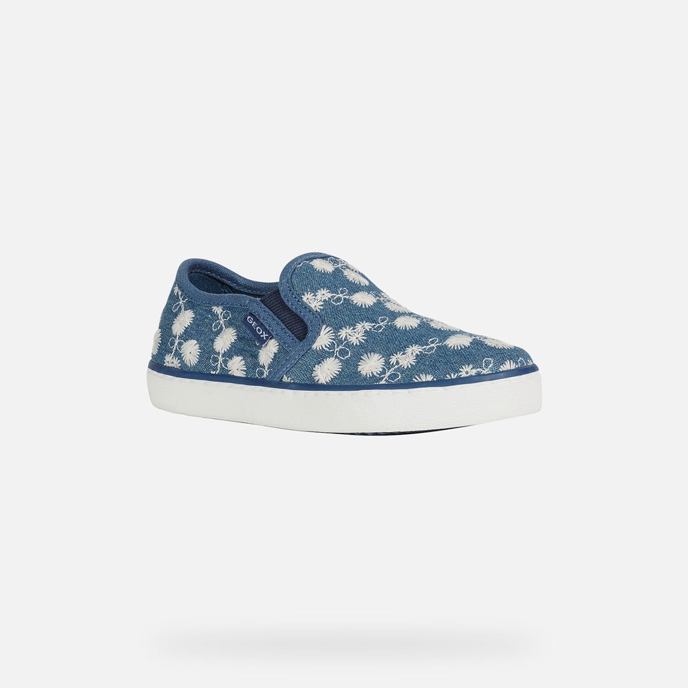 Geox Sneakers Blue Kilwi - Geox Girls Shoes - TXSQKY469